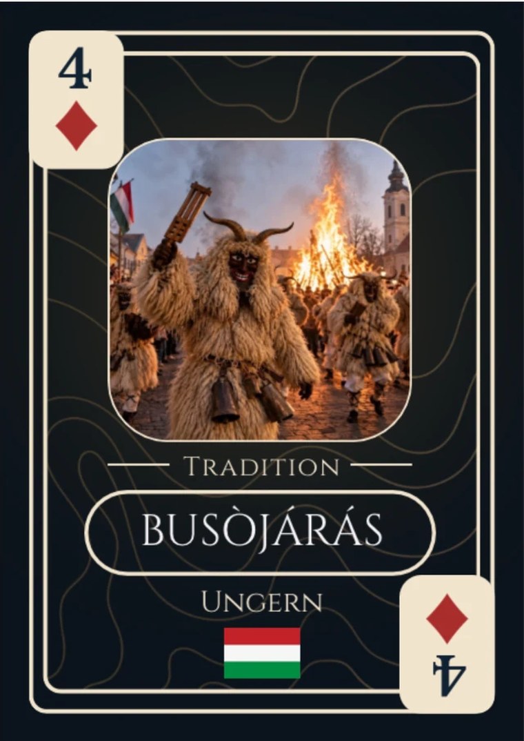 Explore 13-kort: Busòjárás, Ungern, kategorin Tradition