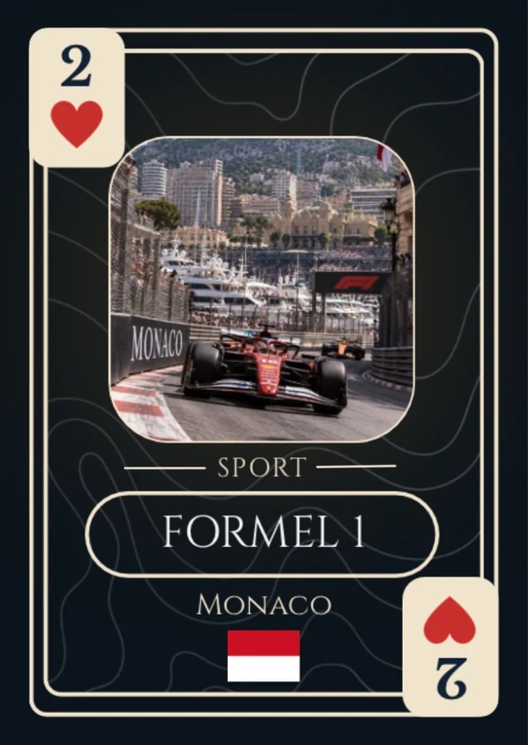 Explore 13-kort: Formel 1, Monaco, kategorin Sport